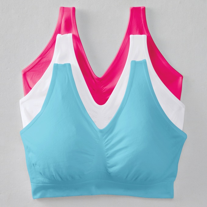 3-Pack Comfort Bra, , large