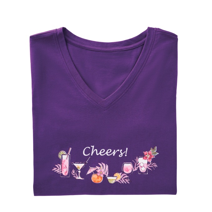 Novelty Shorty PJ Set, Drinks, large