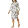 Printed Flannel PJs or Nightshirt, Ivory Tower, large