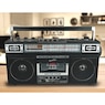 Supersonic 4-Band Radio and Cassette Player with Bluetooth, , large