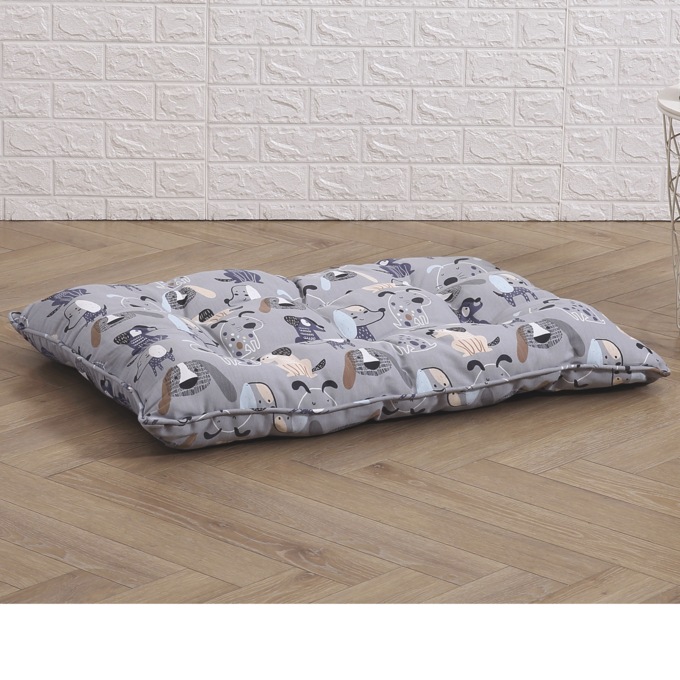  Cotton-Tufted Pet Bed , , large