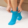 3-Pack Women's Diabetic Quarter Cut Socks, Brights, large