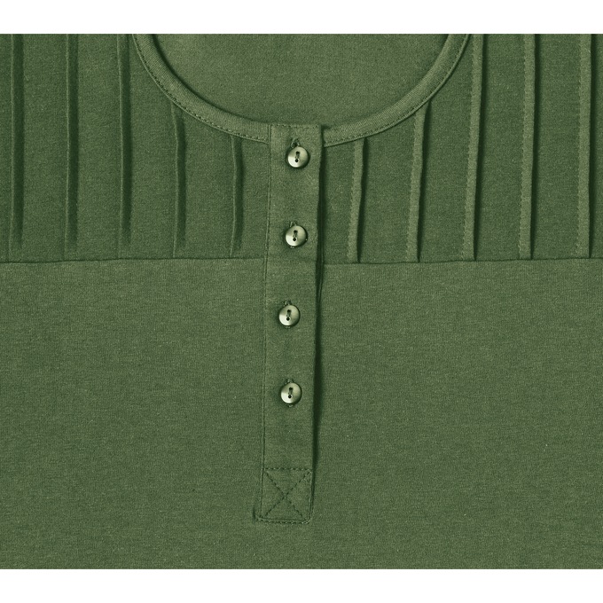 Easy Essentials™ Long-Sleeve Pintuck Top, , large
