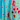 Tropical Border Dress, Turquoise, swatch
