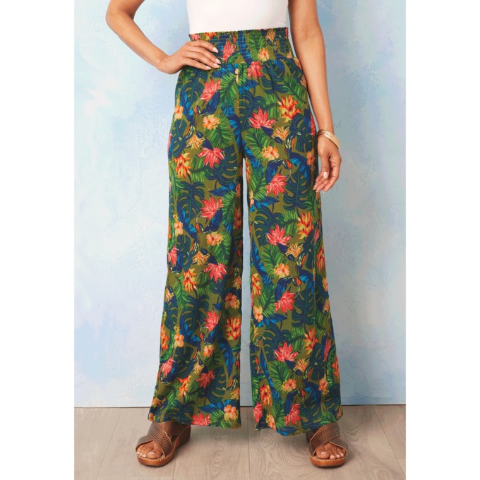 Gauze Pants, Tropical, large