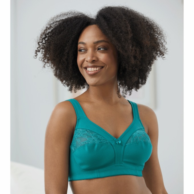 Cotton Comfort Bra, , large