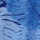 Blue Palm Print