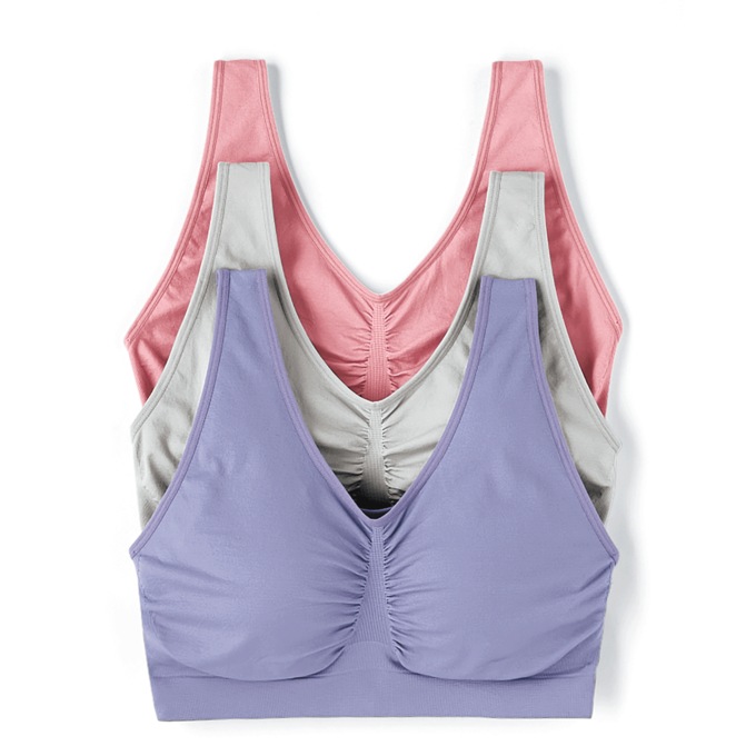 3-Pack Comfort Bra, , large