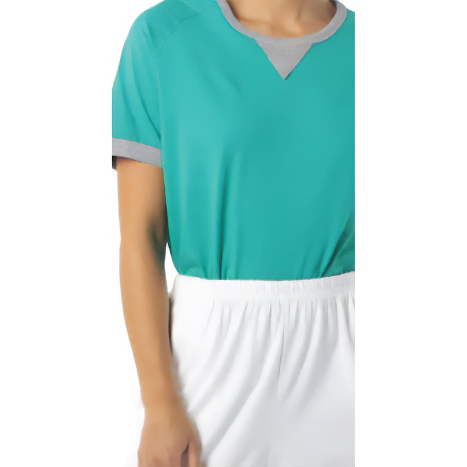 Knit Capri - Solid, White, large