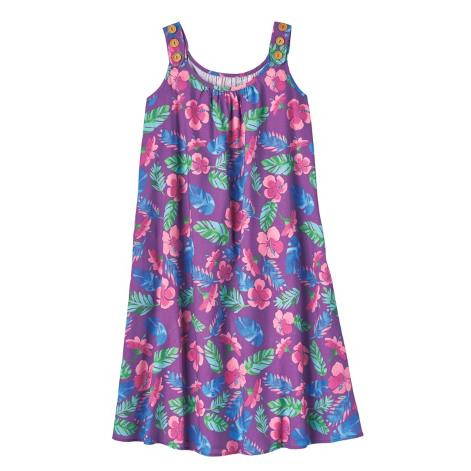 Free-Flowing Shift Dress, Violet Multi, large