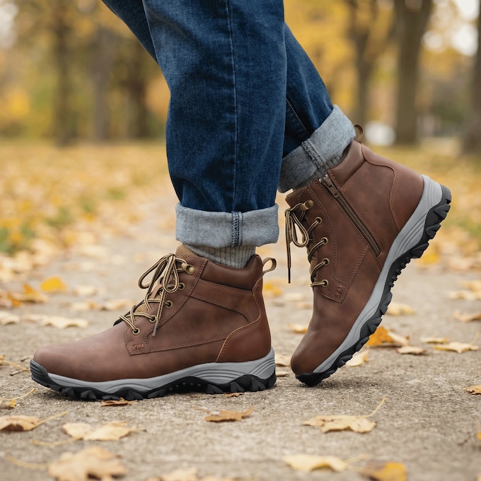 Men's Luther Boot with Laces and Side Zip, , large