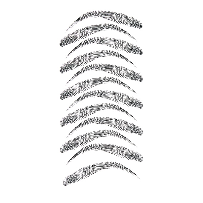 My Brows™ 12-Pair, Natural Black, large