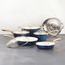 Gotham Steel Hammered Ceramic 10-piece Cookware Set, , large