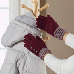 Britt&#39;s Knits Soft Stretch Knit Gloves, , large