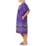 Border Print Patio Dress, Black Berry, large