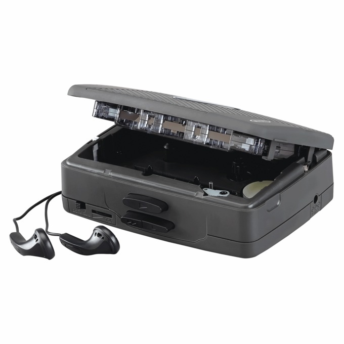 Jensen Audio Stereo Cassette Player with AM/FM Radio, Black, large