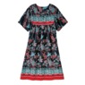 Border Print Patio Dress, , large