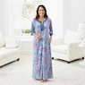Cora Print Knit Robe, , large