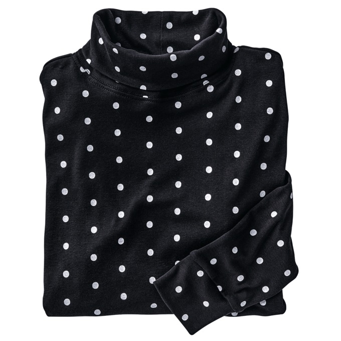 Printed Turtleneck Carol Wright