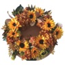 Artificial Sunflower Wreath, , large