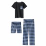 3-pc. Plaid PJ Set, , large