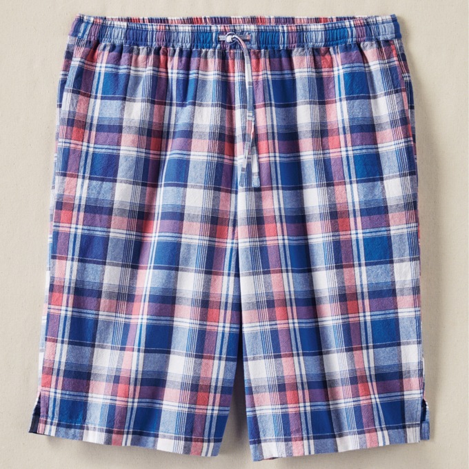 Plaid Walking Shorts, , large