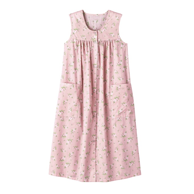 Sleeveless Woven Shift Dress, , large