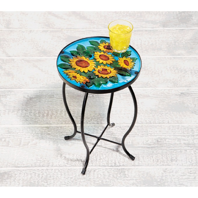 Sunflower Glass Table  , , large