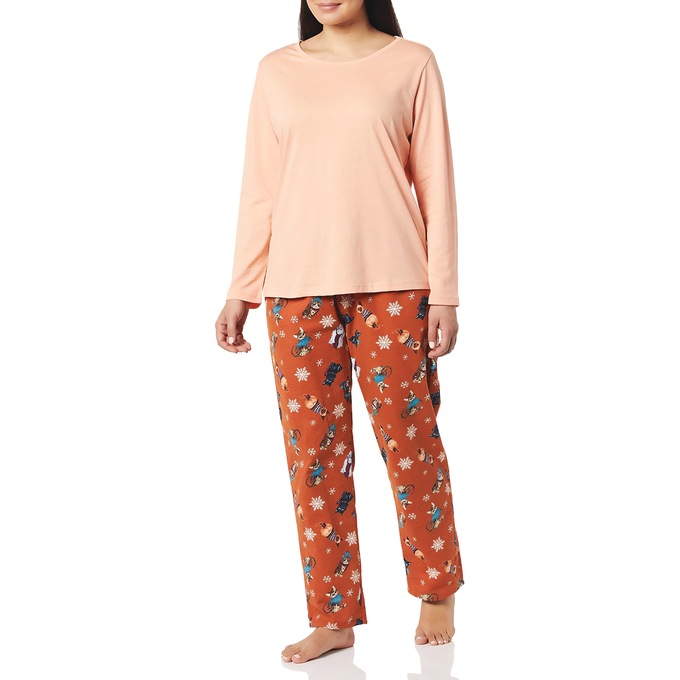 Cozee Corner® Women's Flannel Pajamas, Dogs Cats, large