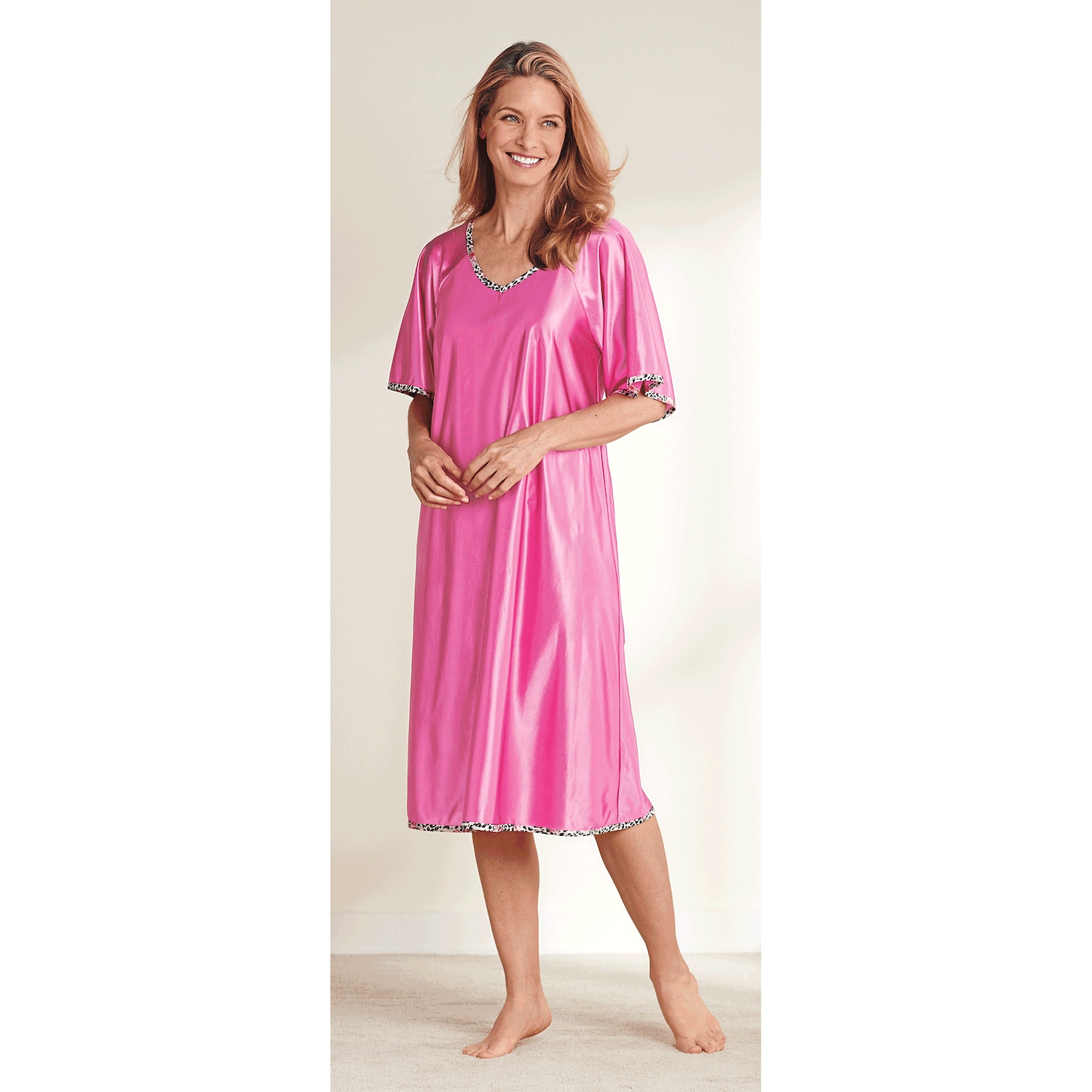 2Pack Silky Tricot Nightgowns Carol Wright