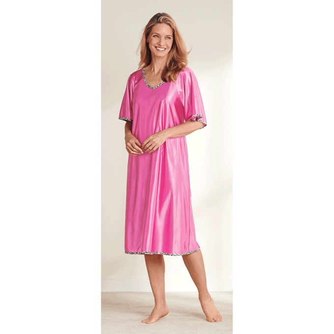 2-Pack Silky Tricot Nightgowns by Cozee Corner, , large