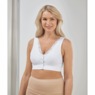 Seamless Lace Snap-Front Bra-2X, , large
