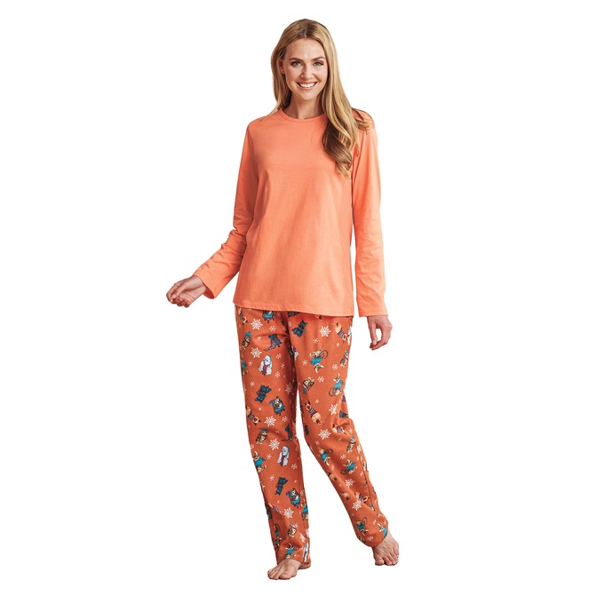 Cozee Corner® Women's Flannel Pajamas, , large