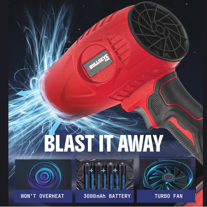 Bullseye Rechargeable Blower, Red, large