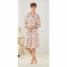 Printed Flannel PJs or Nightshirt, Love Joy Peace, large