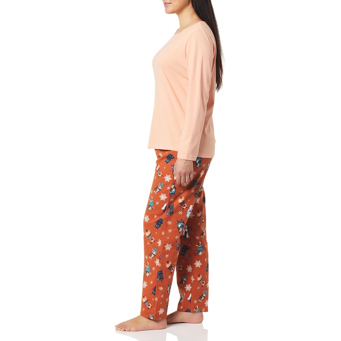 Cozee Corner® Women's Flannel Pajamas, Dogs Cats, large