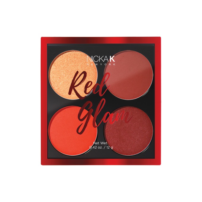 Nicka K Blush Palette, Red Glam, large
