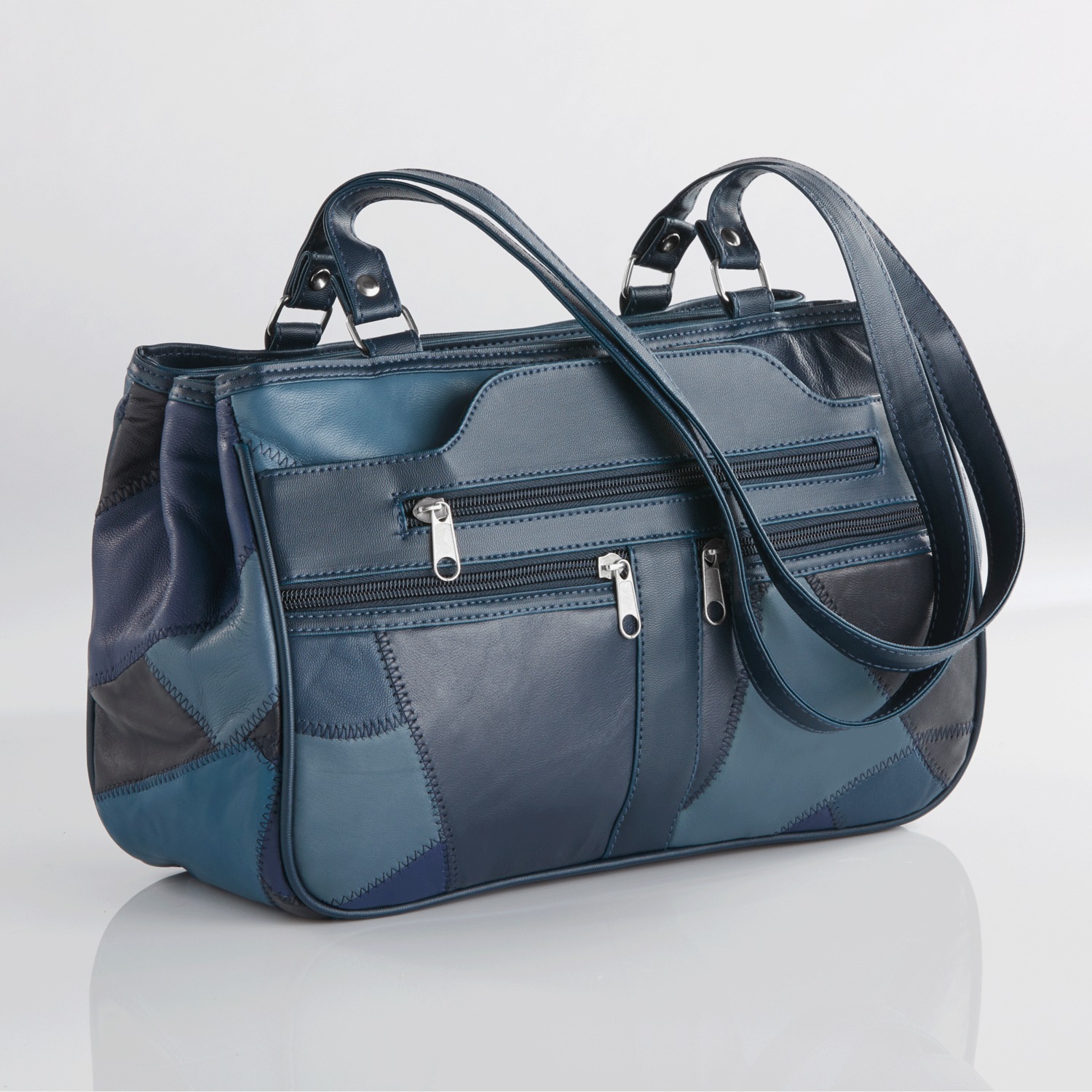 Patchwork Leather Handbag | Carol Wright