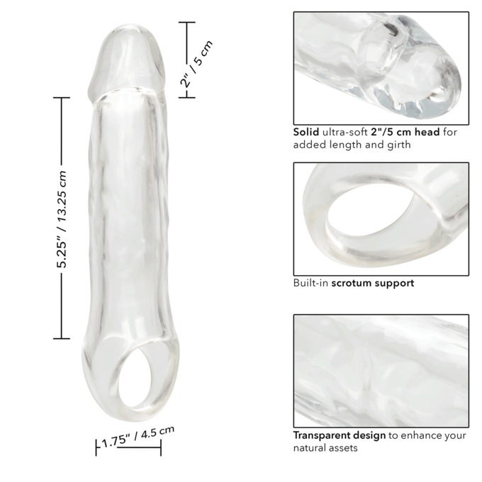 Performance Maxx Clear Extension 7.5&rdquo; by Calexotics, , large