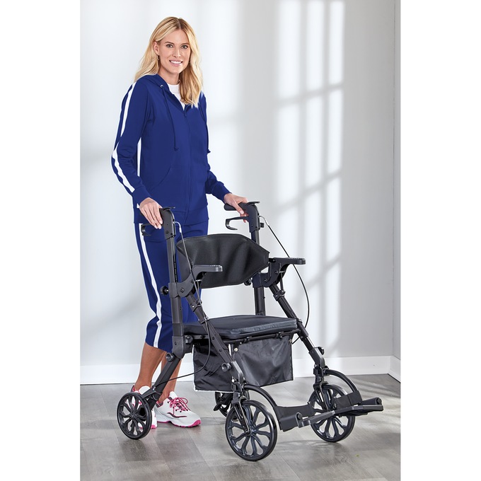 Dr. Leonard's&reg; Transport Rollator, , large