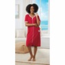 Terry Zip-Front Dress, , large