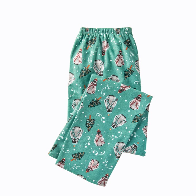 Cozee Corner® Women's Flannel Pajamas, Penguin, large