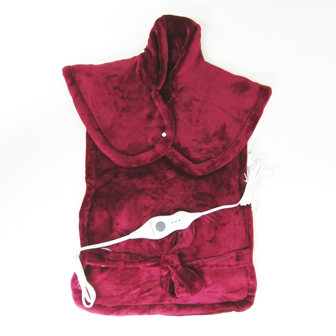Electric Heated Weighted Back and Neck Pad, , large