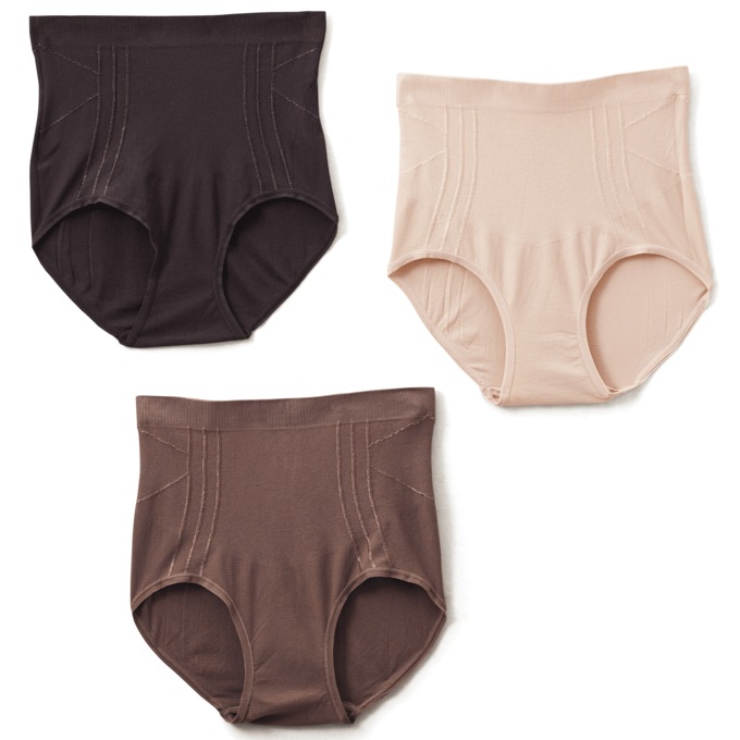 Instant Shaping by Plusform 3-Pack Smoothing & Shaping Brief, , large
