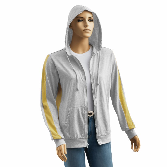 Contrast Stripe Jacket, , large