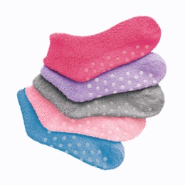 5-Pair Gripper Socks, , large