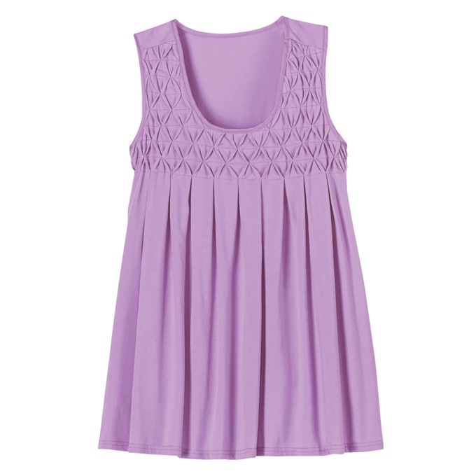 Sleeveless Knit Shorty Pajama, , large