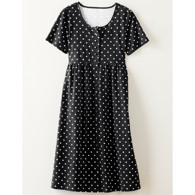 Pretty Button-Front Dress, , large