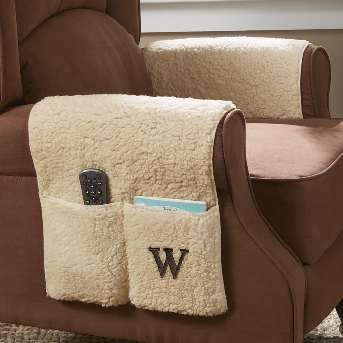 Set of 2 Armchair Savers, Camel, large