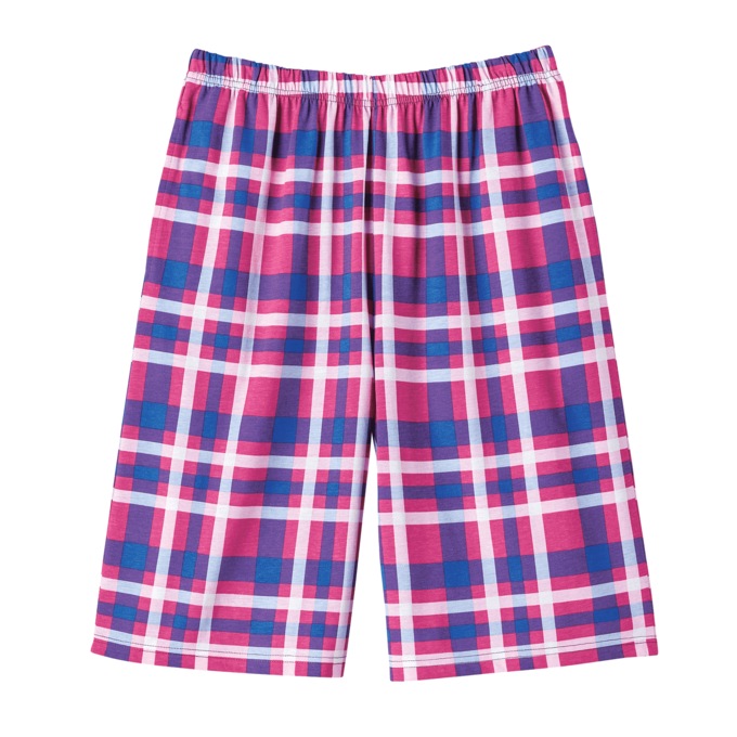 Plaid Shorty PJs, , large